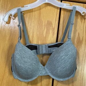 36C gray and black Lively bra